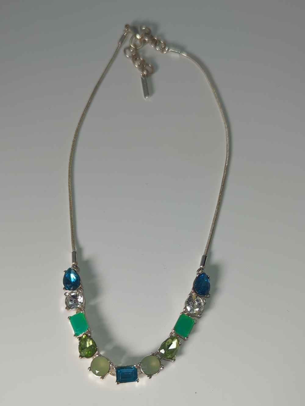 Multi-color Green & Blue  Necklace - Women Jewelry Nine West Adjustable